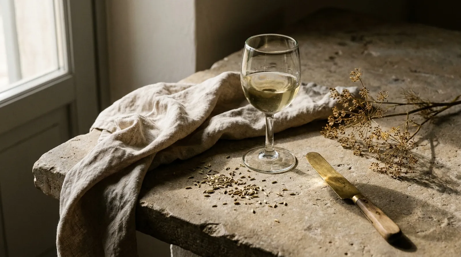 Vino bianco e semi di finocchio, gli ingredienti di sempre